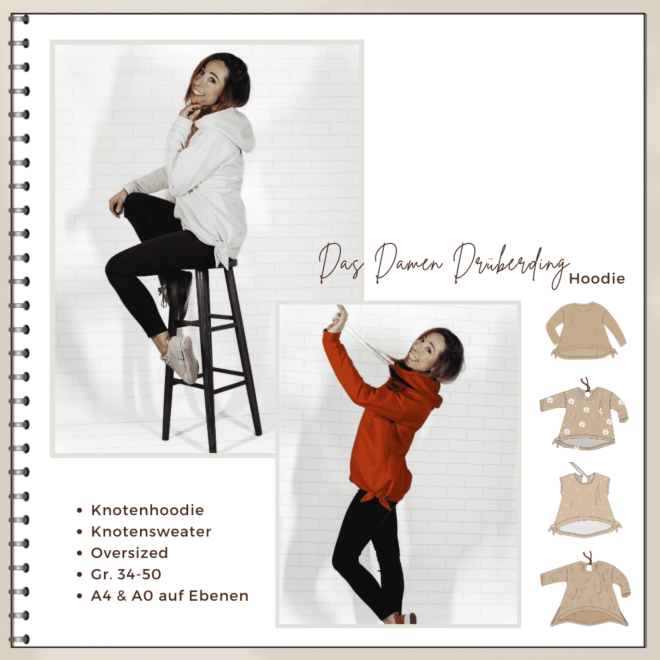 Papierschnittmuster "Das Drüberding" Damen