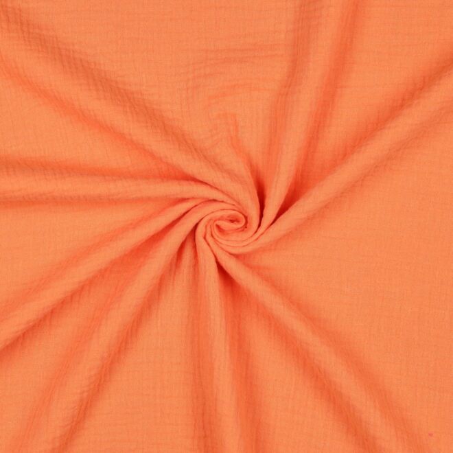Bio-Musselin "Uni" orange