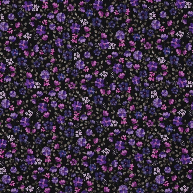 Jersey „Twilight Mini Flowers“ navy