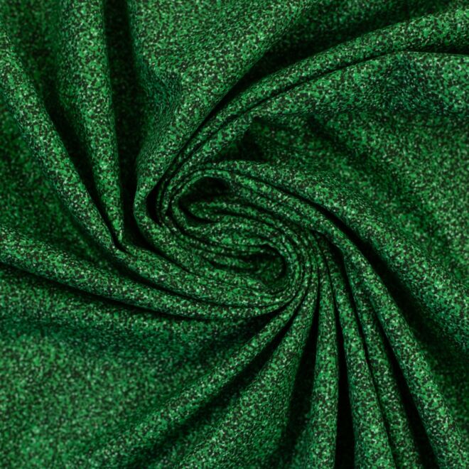 Baumwollwebware Glitter grün