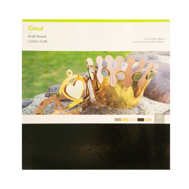 Cricut Kraftboard/-karton 30x30cm 30-pack (Foil Metals)