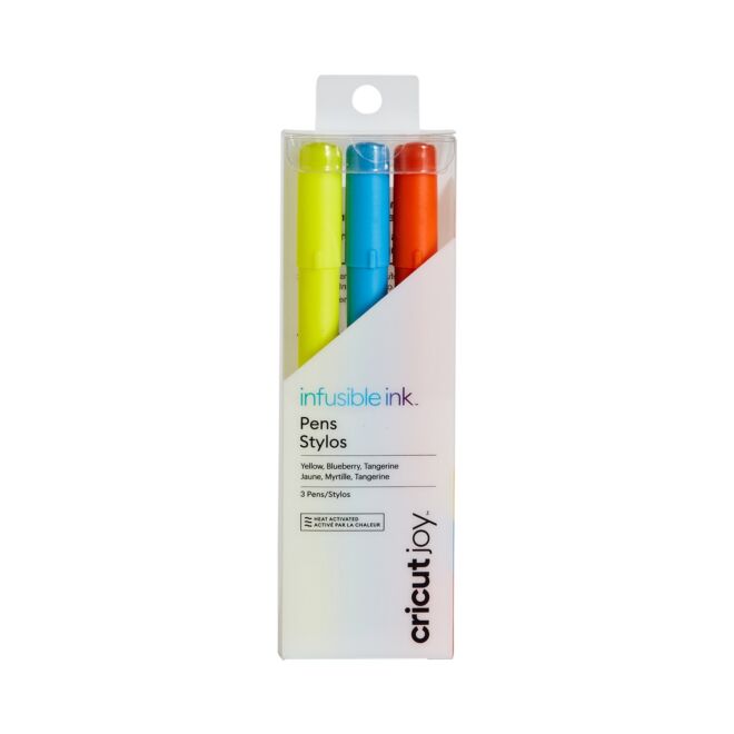 Cricut Joy Infusible Ink Fine Point Pen Set 3er Pack (Yellow, Blueberry, Tangerine)