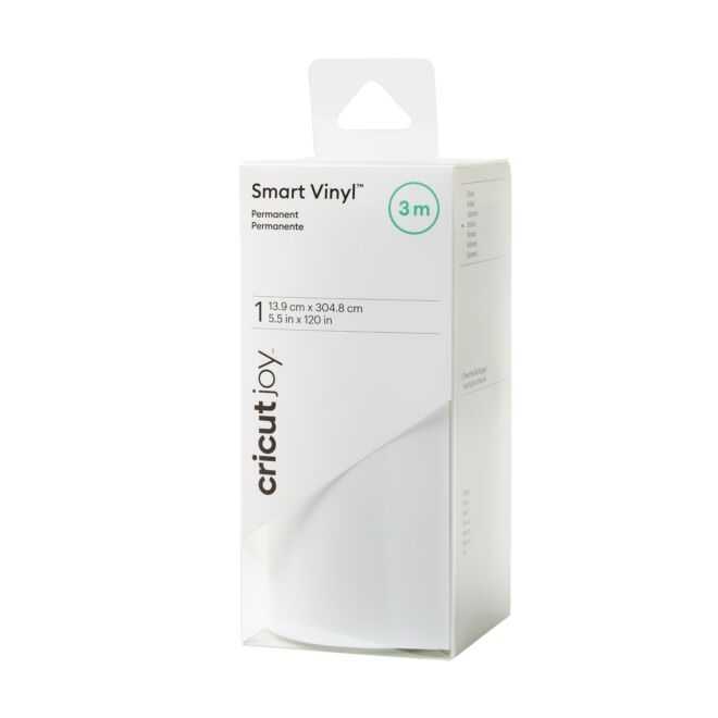 Cricut Joy Smart Vinyl Permanent 14x300cm (Weiß)