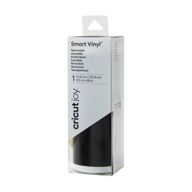 Cricut Joy Smart Vinyl Removable 14x122cm (Schwarz)