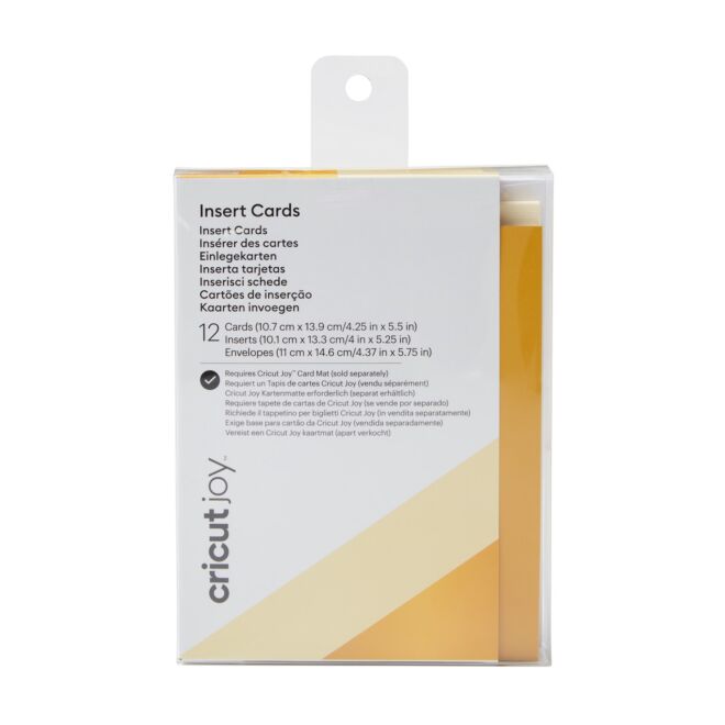 Cricut Insert Cards "Gold/Holo" (R20 12 Karten)