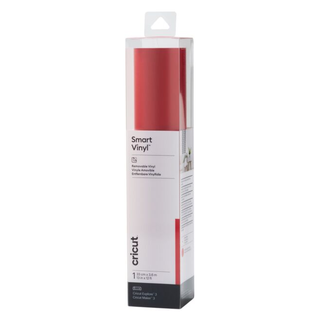 Cricut Smart Vinyl Removable 33x366cm (Rot)