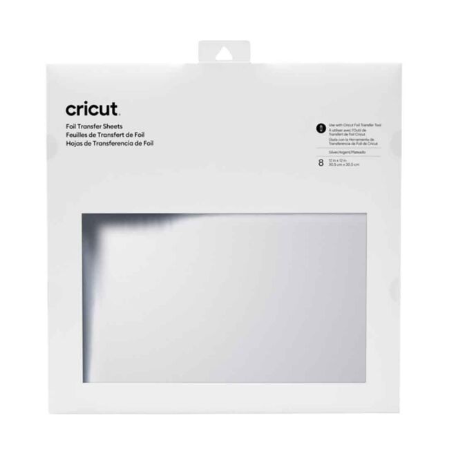 Cricut Foil Transfer Sheets 12 x 12" SILBER