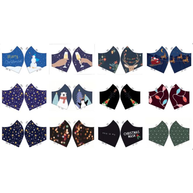 Maskenstoff-Panel "easy cut" Design C