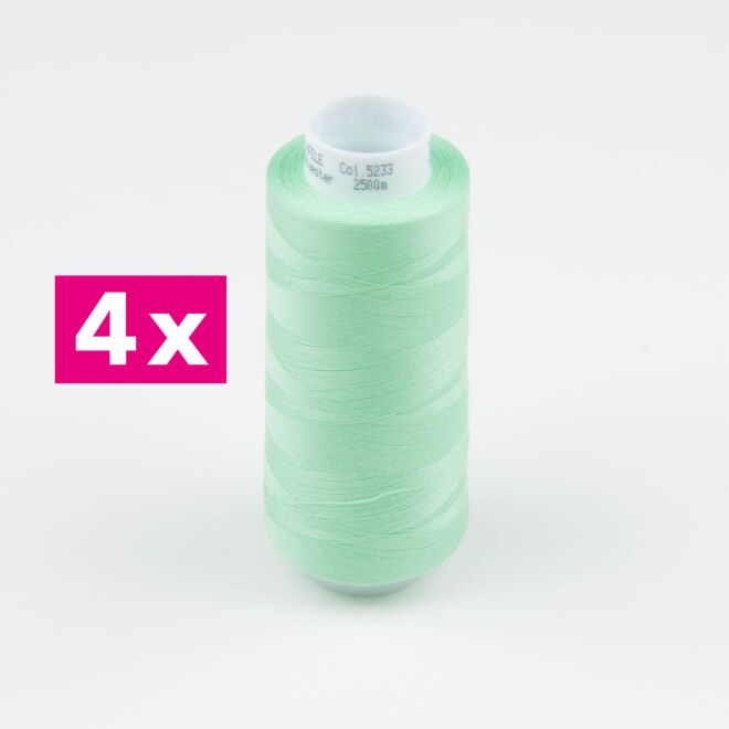 Amann-Mettler Trojalock Overlockgarn No. 120, 4x2500m/gleiche Farbe - Farbe: 5233