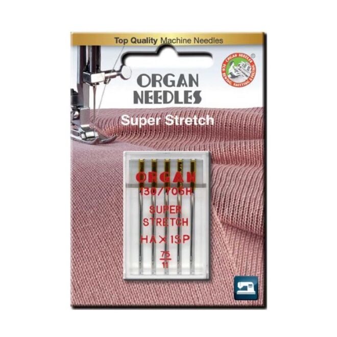 Organ N&auml;hmaschinennadeln "Super Stretch 75" (Blister Pack)