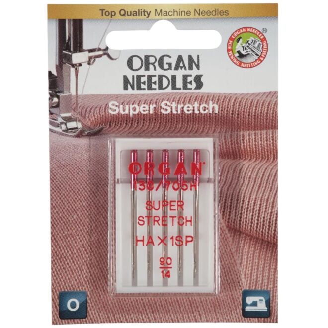 Organ N&auml;hmaschinennadeln "Super Stretch 90" (Blister Pack)