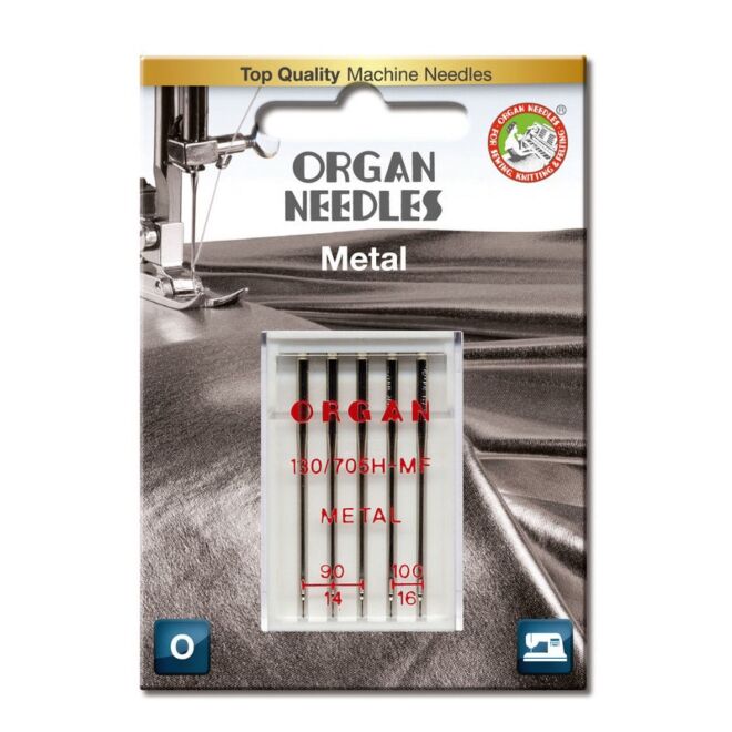 Organ N&auml;hmaschinennadeln "Metal 90-100" (Blister Pack)