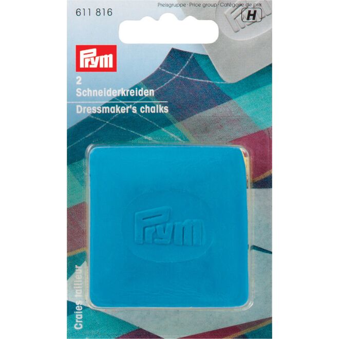 Prym Schneiderkreideplatten blau/gelb