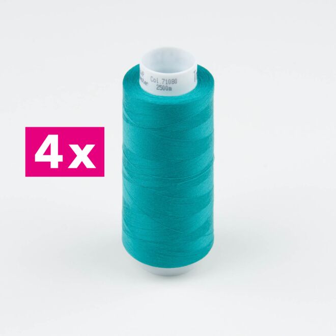 Amann-Mettler Trojalock Overlockgarn No. 120, 4x2500m/gleiche Farbe - Farbe: 71080