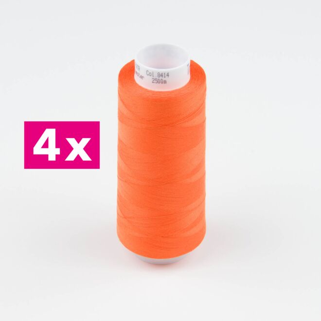 Amann-Mettler Trojalock Overlockgarn No. 120, 4x2500m/gleiche Farbe - Farbe: 8414