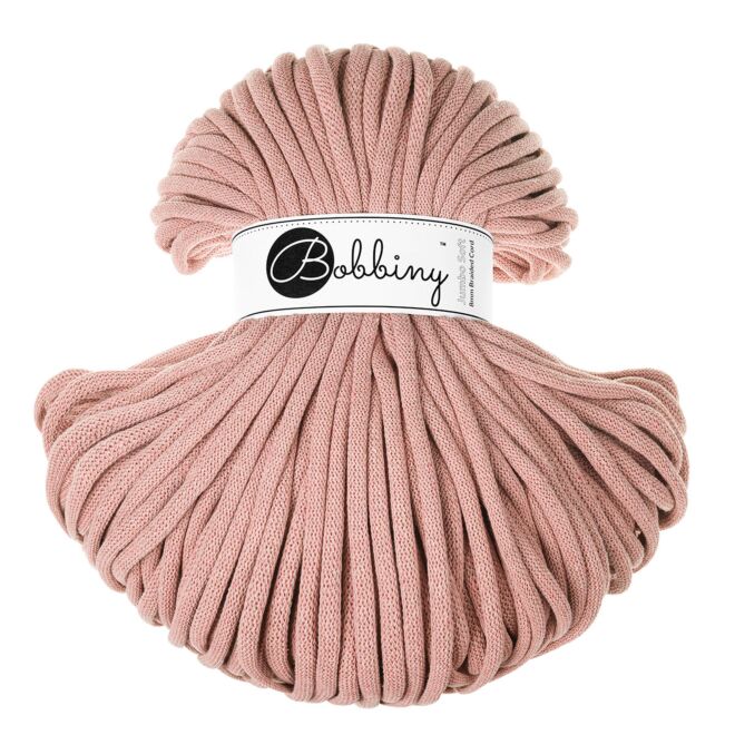 Bobbiny 8mm Soft-Flechtkordel blush (100m)