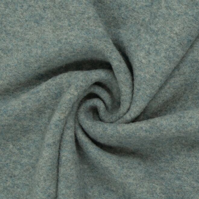 Vorbestellung Merino-Fleece mint meliert
