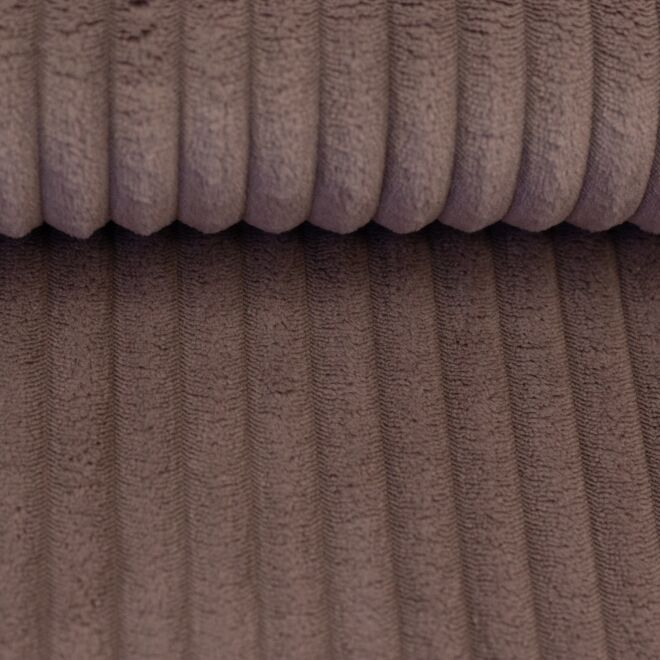 Vorbestellung Taschensamt Montevideo mit Rippen schlamm