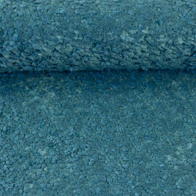 Vorbestellung Chenille-Dekostoff Bogota petrol