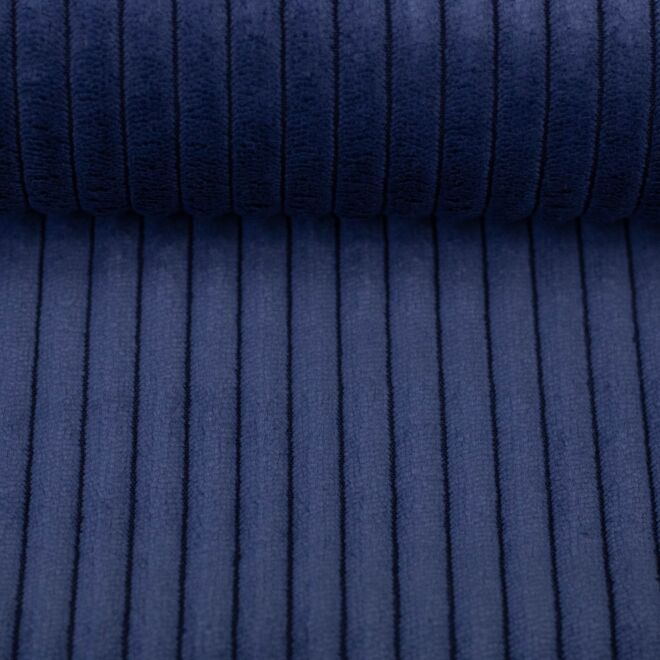 Cord-Samt "Wanja" dunkelblau