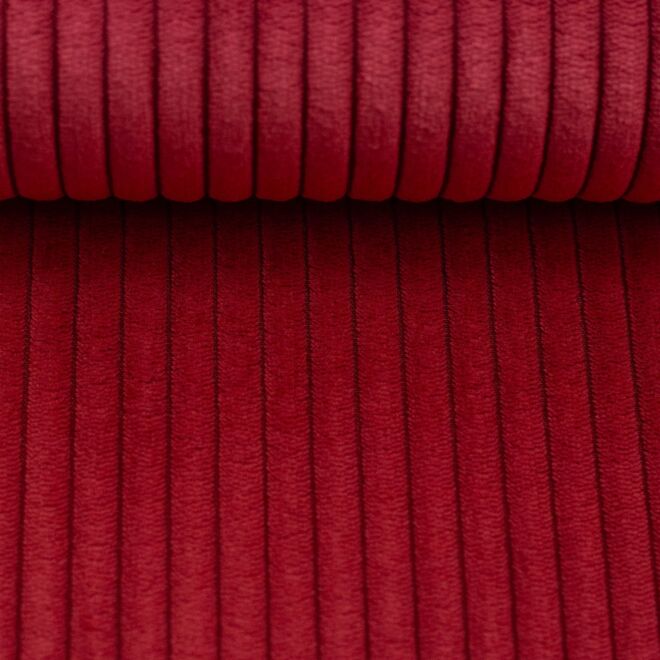 Cord-Samt "Wanja" dunkelrot