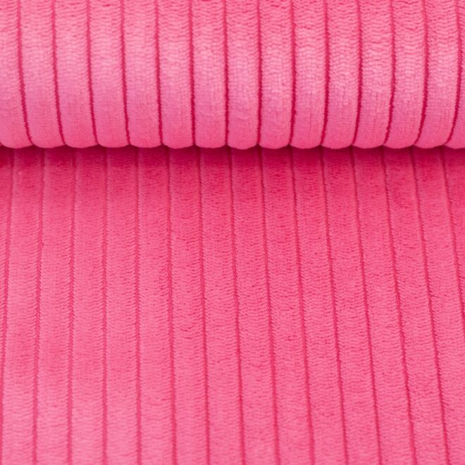 Cord-Samt "Wanja" fuchsia