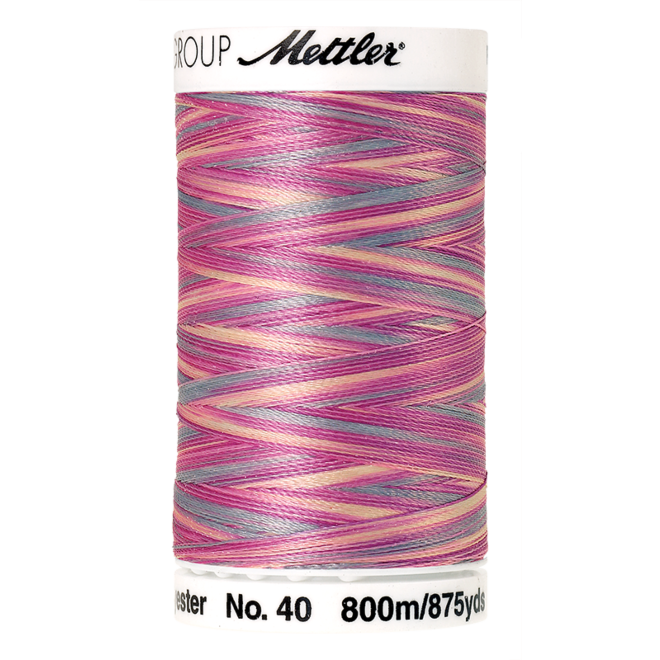 Amann Mettler Poly Sheen Multi, 800m Spule in Plum Pourri  Die Multifarben harmonieren perfekt mit dem unifarbenen Poly Sheen