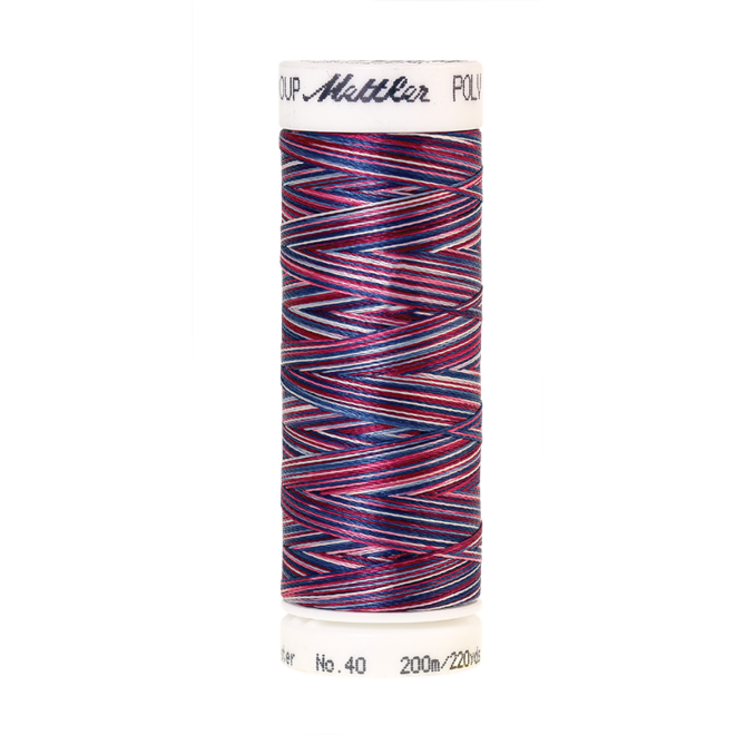 Amann Mettler Poly Sheen Multi, 200m Spule in American Flag  Die Multifarben harmonieren perfekt mit dem unifarbenen Poly Sheen