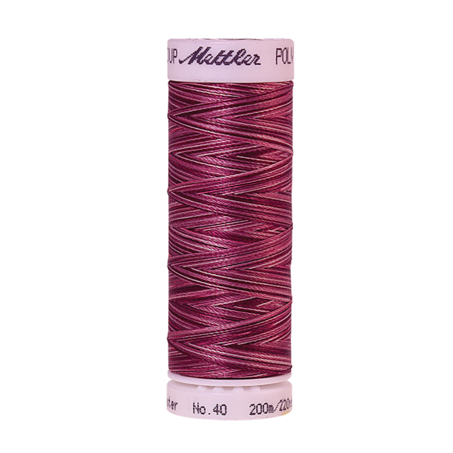 Amann Mettler Poly Sheen Multi, 200m Spule in Cranberry Frost Die Multifarben harmonieren perfekt mit dem unifarbenen Poly Sheen