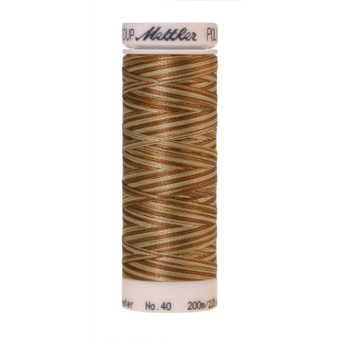Amann Mettler Poly Sheen Multi, 200m Spule in Wheat Fields  Die Multifarben harmonieren perfekt mit dem unifarbenen Poly Sheen