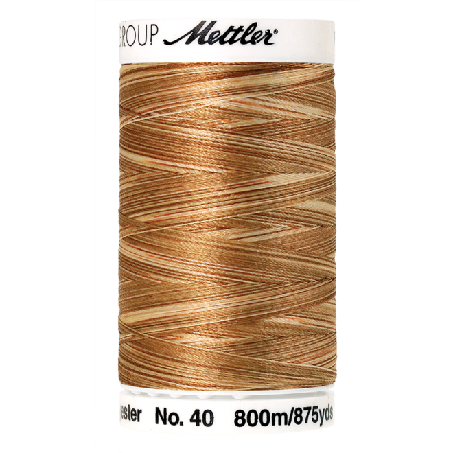 Amann Mettler Poly Sheen Multi, 800m Spule in Wheat Fields  Die Multifarben harmonieren perfekt mit dem unifarbenen Poly Sheen