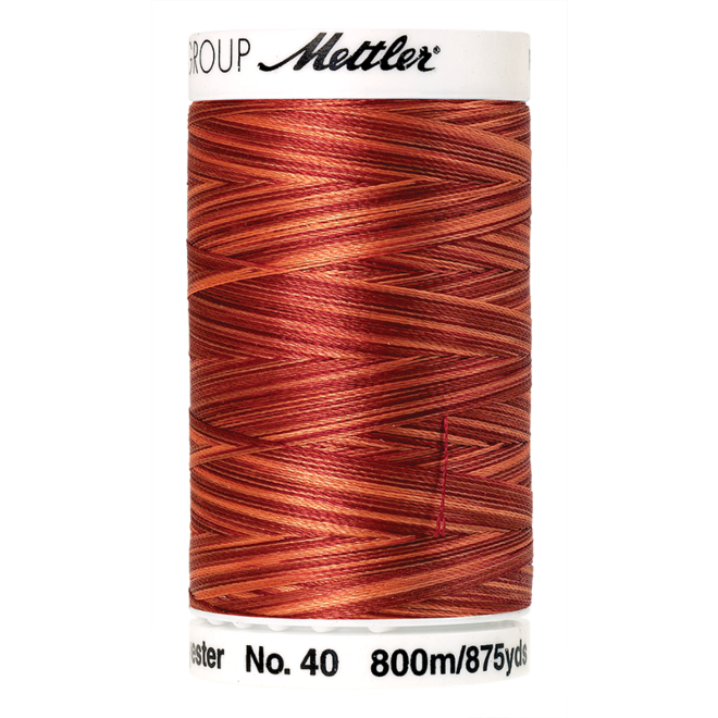 Amann Mettler Poly Sheen Multi, 800m Spule in Fire Flames  Die Multifarben harmonieren perfekt mit dem unifarbenen Poly Sheen