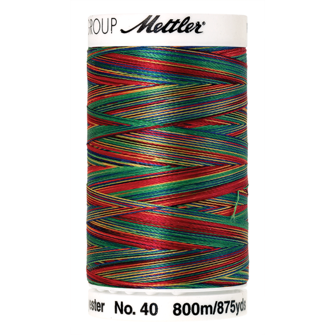 Amann Mettler Poly Sheen Multi, 800m Spule in Primary Mix  Die Multifarben harmonieren perfekt mit dem unifarbenen Poly Sheen