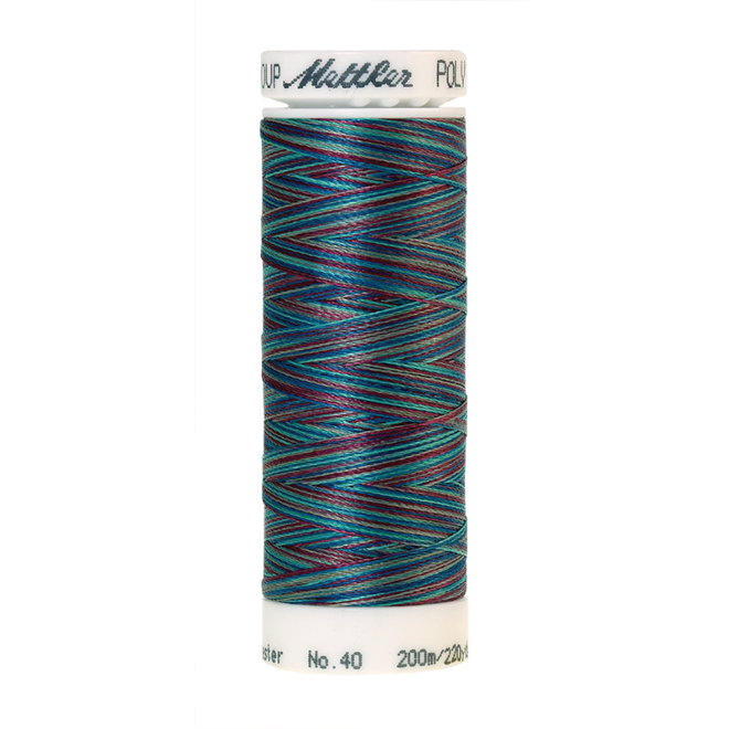 Amann Mettler Poly Sheen Multi, 200m Spule in Royal Gems  Die Multifarben harmonieren perfekt mit dem unifarbenen Poly Sheen