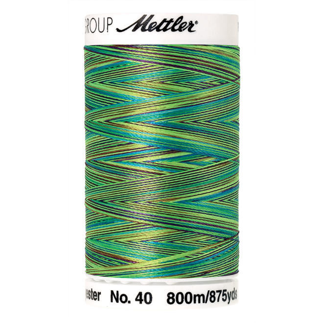 Amann Mettler Poly Sheen Multi, 800m Spule in Lava Lamp  Die Multifarben harmonieren perfekt mit dem unifarbenen Poly Sheen