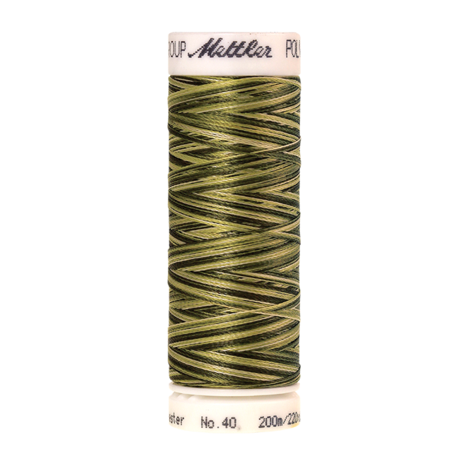Amann Mettler Poly Sheen Multi, 200m Spule in Mossy Tones Die Multifarben harmonieren perfekt mit dem unifarbenen Poly Sheen