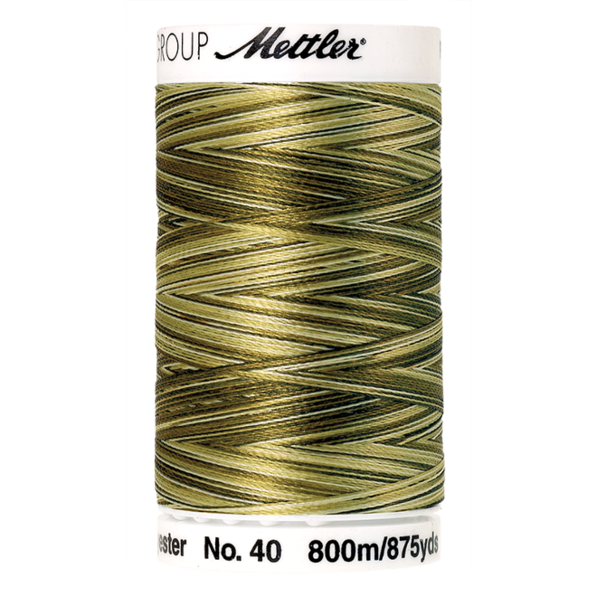 Amann Mettler Poly Sheen Multi, 800m Spule in Mossy Tones Die Multifarben harmonieren perfekt mit dem unifarbenen Poly Sheen