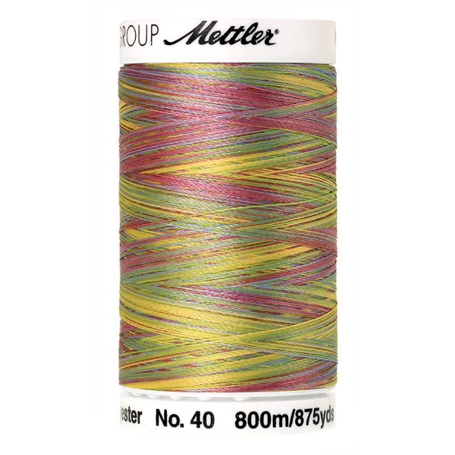 Amann Mettler Poly Sheen Multi, 800m Spule in Spring Fling  Die Multifarben harmonieren perfekt mit dem unifarbenen Poly Sheen