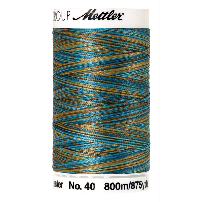 Amann Mettler Poly Sheen Multi, 800m Spule in Caribbean Reefs  Die Multifarben harmonieren perfekt mit dem unifarbenen Poly Sheen