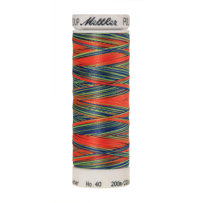 Amann Mettler Poly Sheen Multi, 200m Spule in Glowing Brights  Die Multifarben harmonieren perfekt mit dem unifarbenen Poly Sheen