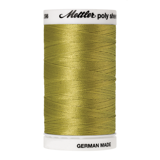 Amann Mettler Poly Sheen Marsh glänzt durch den trilobalen Fadenquerschnitt besonders schön. Zum Sticken, Quilten, Nähen. 800m Spule