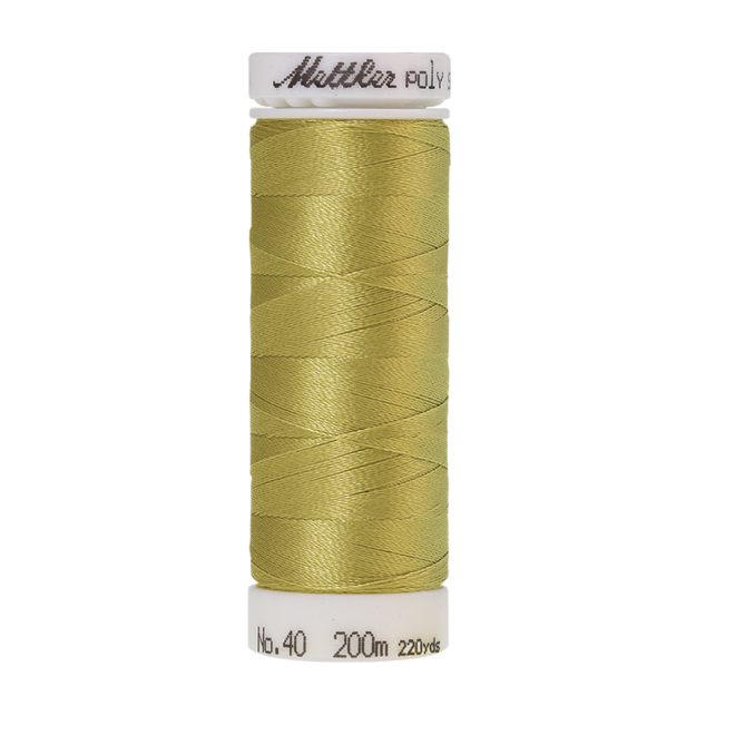 Amann Mettler Poly Sheen Marsh glänzt durch den trilobalen Fadenquerschnitt besonders schön. Zum Sticken, Quilten, Nähen. 200m Spule