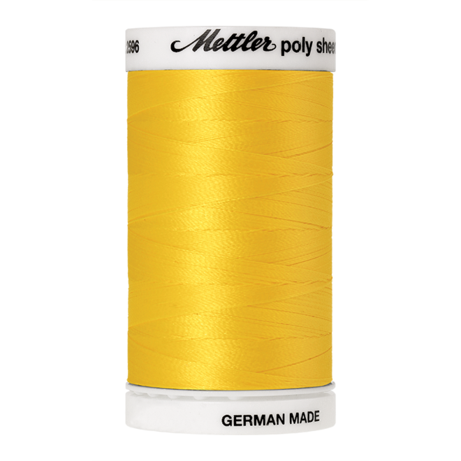 Amann Mettler Poly Sheen Citrus glänzt durch den trilobalen Fadenquerschnitt besonders schön. Zum Sticken, Quilten, Nähen. 800m Spule