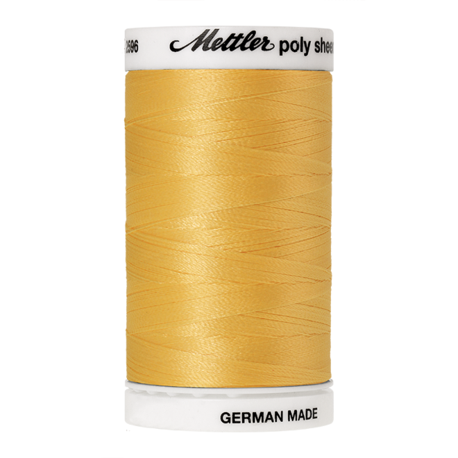Amann Mettler Poly Sheen Butter Cup glänzt durch den trilobalen Fadenquerschnitt besonders schön. Zum Sticken, Quilten, Nähen. 800m Spule