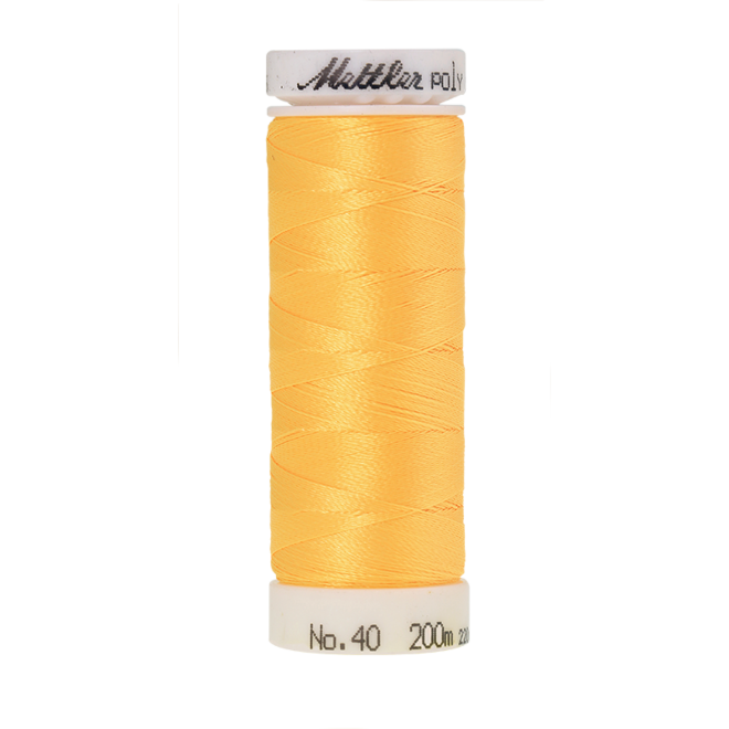 Amann Mettler Poly Sheen Sunflower glänzt durch den trilobalen Fadenquerschnitt besonders schön. Zum Sticken, Quilten, Nähen. 200m Spule