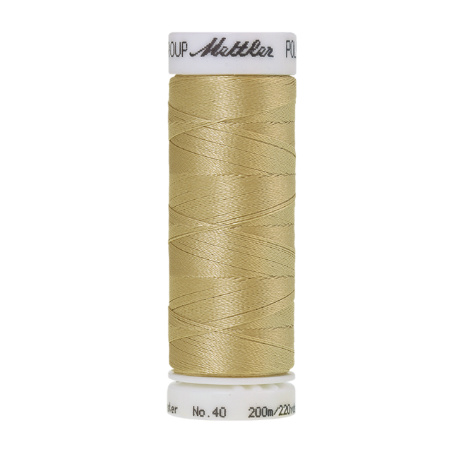 Amann Mettler Poly Sheen Rattan glänzt durch den trilobalen Fadenquerschnitt besonders schön. Zum Sticken, Quilten, Nähen. 200m Spule