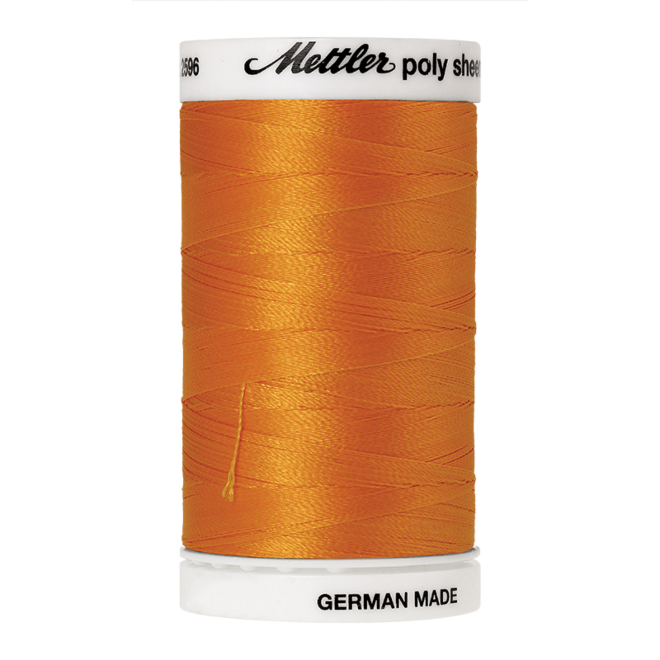 Amann Mettler Poly Sheen Golden Rod glänzt durch den trilobalen Fadenquerschnitt besonders schön. Zum Sticken, Quilten, Nähen. 800m Spule