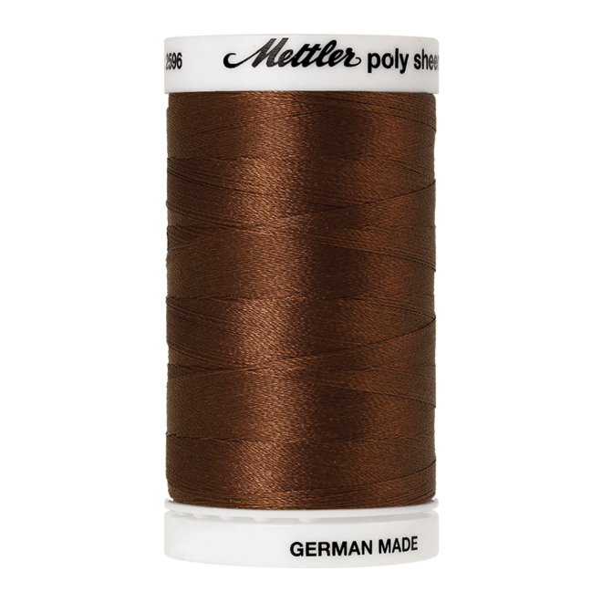 Amann Mettler Poly Sheen Bark glänzt durch den trilobalen Fadenquerschnitt besonders schön. Zum Sticken, Quilten, Nähen. 800m Spule