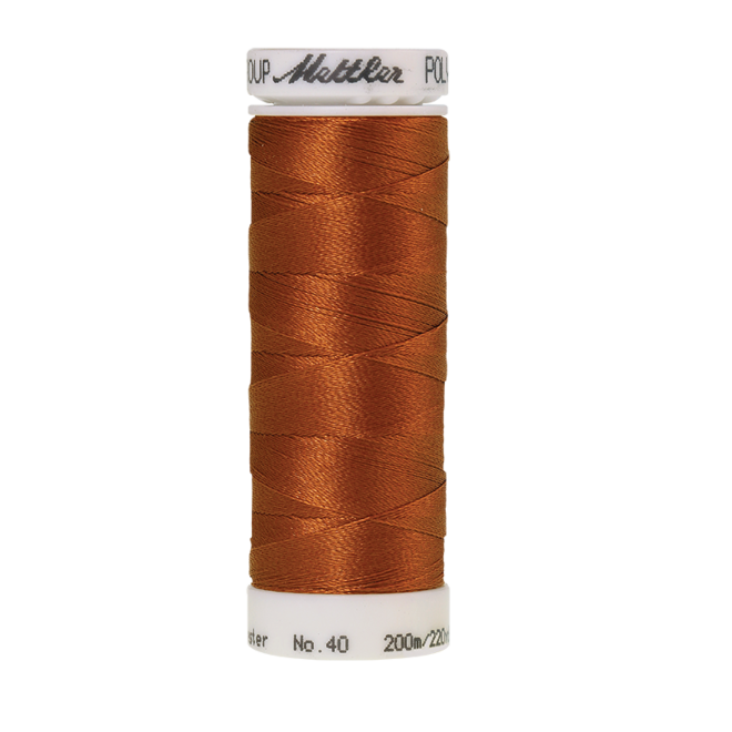 Amann Mettler Poly Sheen Copper glänzt durch den trilobalen Fadenquerschnitt besonders schön. Zum Sticken, Quilten, Nähen. 200m Spule