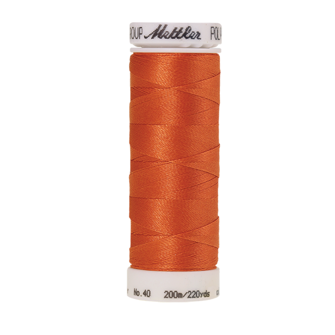 Amann Mettler Poly Sheen Harvest glänzt durch den trilobalen Fadenquerschnitt besonders schön. Zum Sticken, Quilten, Nähen. 200m Spule